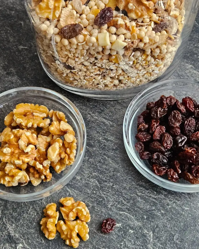 Protein-Müsli Zubereitung