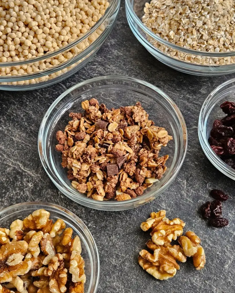 Protein-Müsli Zutaten