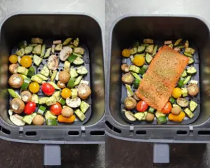 Airfryer Schubladen als Beispiel für Beladung